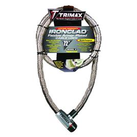 Trimax Locks Cadeado Cabo Ironclad Armor Plated Stainless 6´