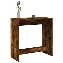 vidaXL Mesa de bar 102x50x103,5cm derivados de madeira carvalho fumado