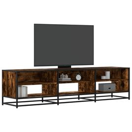 vidaXL Móvel de TV 180x40x46 cm derivados de madeira carvalho fumado