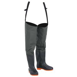 vidaXL Bota perneira tamanho 39 verde-escuro