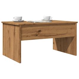 vidaXL Mesa de centro 80x50,5x41,5cm deriv. madeira carvalho artisiano