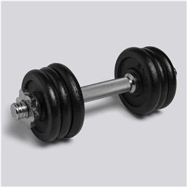 Kit Pesos Softee - Preto - Halteres 10 Kg tamanho UNICA