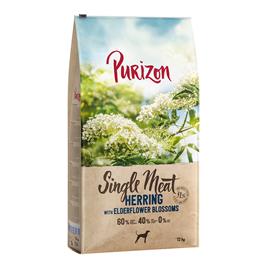 Purizon 12 kg ração para cães em promoção: 10 + 2 kg grátis! - Single Meat Arenque com flores de sabugueiro