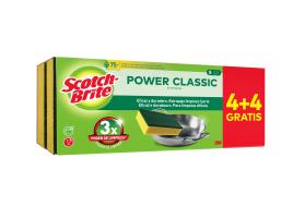 Esfregão Scotch-brite Verde Com Esponja 4+4 Un