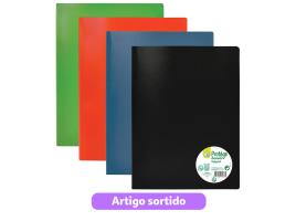 Portfolio Polegar 100 Bolsas 21x29.7cm Cores Sortidas