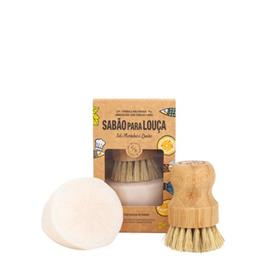 Castelbel Sardinha Sabão & Escova de Bambu para Louça