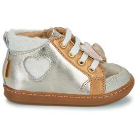 Shoo Pom  Sapatilhas de cano-alto BOUBA NEW HEART  Prata Disponível em tamanho para rapariga. 20,21,22,23,24,25.Criança > Menina > Sapatos > Tenis