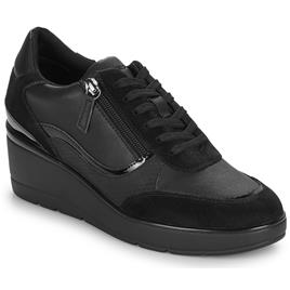 Geox  Sapatilhas D ILDE  Preto Disponível em tamanho para senhora. 36,37,38,39,40,41.Mulher > Sapatos > Tenis