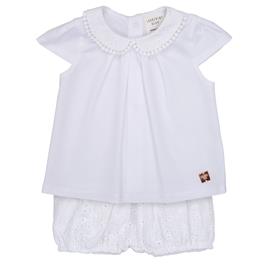 Carrément Beau  Conjunto LORELLI  Branco Disponível em tamanho para rapariga. 6 mois,18 mois.CrianÃ§a > Moda e Acessórios