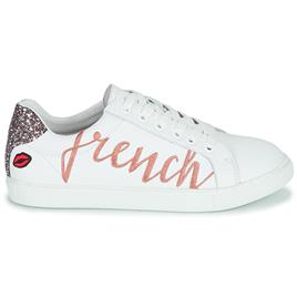 Bons baisers de Paname  Sapatilhas SIMONE FRENCH KISS  Branco Disponível em tamanho para senhora. 36,37,38,39,40.Mulher > Sapatos > Tenis