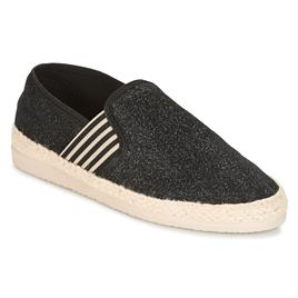 Ippon Vintage  Alpargatas SMILE-DRESSNAVY  Preto Disponível em tamanho para senhora. 36,37.Mulher > Calçasdos > Espadrilhas