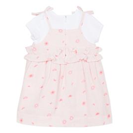 Lili Gaufrette  Vestidos curtos NAZETTE  Rosa Disponível em tamanho para rapariga. 3 mois,6 mois.Criança > Menina > Roupas > Vestidos