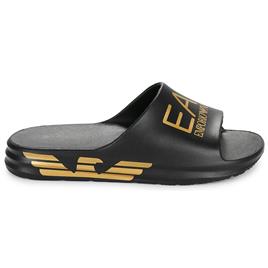 Emporio Armani EA7  chinelos CRUSHER DISTANCE SLIDE  Preto Disponível em tamanho para senhora. 42,43.Mulher > Calçasdos > chinelos