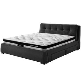 Pack cama de casal ANTONIO + colchão BLACK SWAN