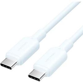 Cabo USB 2.0 Tipo-C 3A Vention TRCSH/ USB Tipo-C Macho - USB Tipo-C Macho/ Até 60W/ 480Mbps/ 2m/ Azul