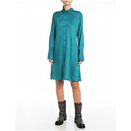 Replay Vestido Midi De Manga Comprida W9071a.000.85062