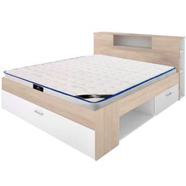 Pack cama de casal COLOMBO + colchão SPRING ROLLER