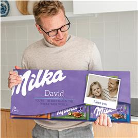 Chocolate Milka - Barra Gigante com nome - 1200 gramas
