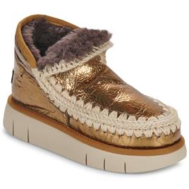 Mou  Botas baixas ESKIMO BOUNCE SNEAKERS  Ouro Disponível em tamanho para senhora. 38,39,40,41.Mulher > Sapatos > Botins