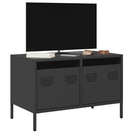 vidaXL Móvel de TV 68x39x43,5 cm aço laminado a frio preto