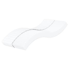 vidaXL Colchão de espuma 80x210 cm dureza H2 H3 branco