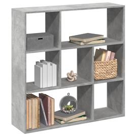 vidaXL Estante divisória 102x29x103,5 cm deriv. madeira cinza cimento