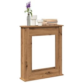 vidaXL Cornija lareira 75x20x87,5 cm deriv. madeira carvalho artisiano