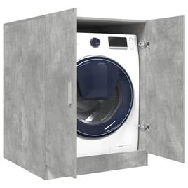 vidaXL Armário máquina lavar roupa 70,5x71,5x91,5 cm cinzento-cimento