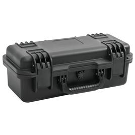 vidaXL Mala de viagem portátil 46,5x21,5x17,5 cm PP preto