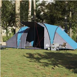 vidaXL Tenda familiar em cúpula para 6 pessoas impermeável azul