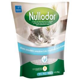 Nullodor Sensitive areia para gatos - Pack económico: 2 x 1,5 kg