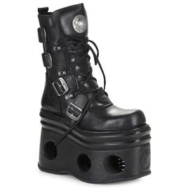 New Rock  Botas M-373-S94  Preto Disponível em tamanho para senhora. 38,39.Mulher > Sapatos > Botas