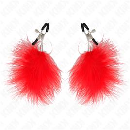 KINK - GRAMPO DE PENA VERMELHO 7 CM