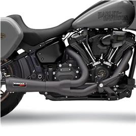 Bassani Xhaust Silenciador Não Homologado 2in1 Road Rage 2 Ripper Short 49c Harley Davidson Softail Fat Boy