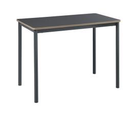 Mesa de jantar lindesberg pessoas aço mdf 100x60