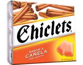 Pastilhas Chiclets Elásticas Canela Un