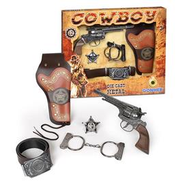 Gonher Conjunto De Revólver De Cowboy 12 Tiros