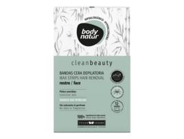 Bandas Depilatórias Faciais  Clean Beauty (12 uds)