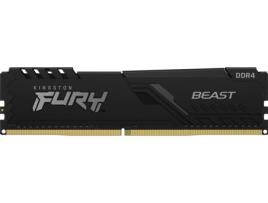 Memória RAM DDR4 CORSAIR Fury Beast (1 x 8 GB - 3200 MHz - CL 16 - Preto)