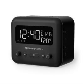 Clock Speaker 2 Bluetooth Graphite (Dual Alarm, 5 W, FM Radio, Bluetooth 5.0, Aux-out) - ENERGY SISTEM