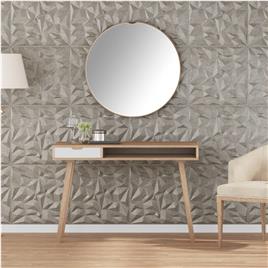 vidaXL Painéis de parede 48 pcs 50x50 cm 12m² XPS ametista betão