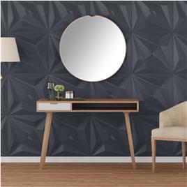 vidaXL Painéis de parede 48 pcs 50x50 cm 12m² XPS estrela cinzento