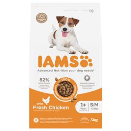IAMS Advanced Nutrition 3 kg / 5 kg ração para cães: 15 % de desconto! - Adult Small & Medium Dog com frango (3 kg)