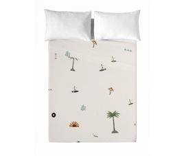 Haciendo el indio - conjunto de lençóis impressos - algodão extra macio - inclui lençol plano + 1 fronha - goodvibes