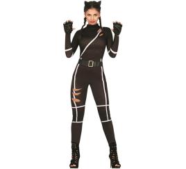 Fato de gato preto para mulher