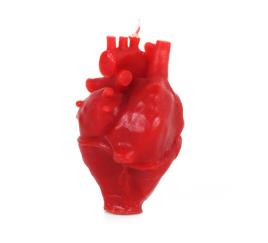 Vela Perfumada Coração Vermelho 6x5x9 cm