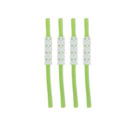 Pacote de 4 palhinhas Boo verdes