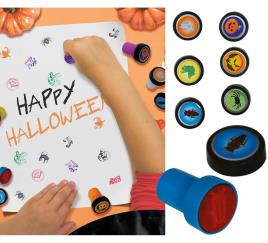 Saco com 6 Selos de Halloween 4 cm