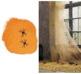 Saco Teia de Aranha Laranja 100 Gr