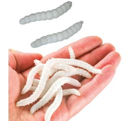 Blister de 20 minhocas elásticas 4 cm